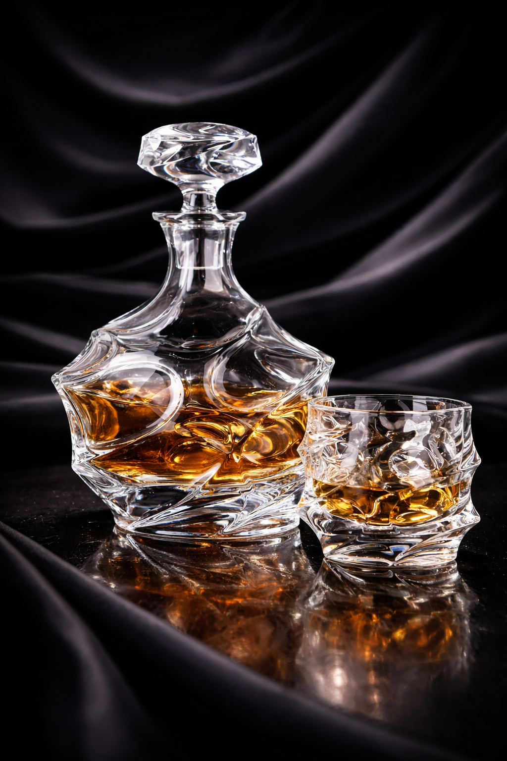 Liva Premium Japon Kristal Kesim Great Shogun Viski Karafı